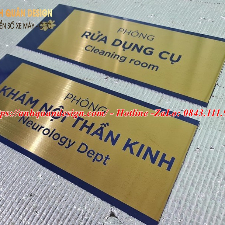 Mẫu biển tên phòng làm việc đẹp