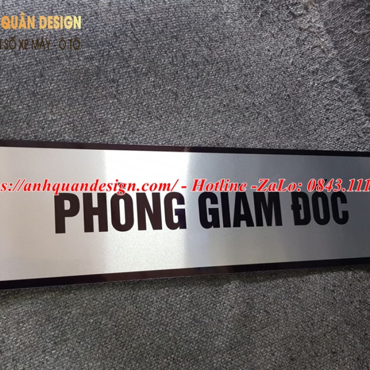 Mẫu biển tên phòng làm việc đẹp