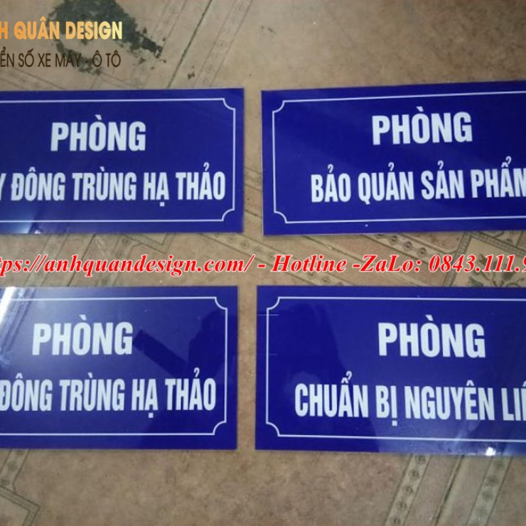 Mẫu biển tên phòng làm việc đẹp