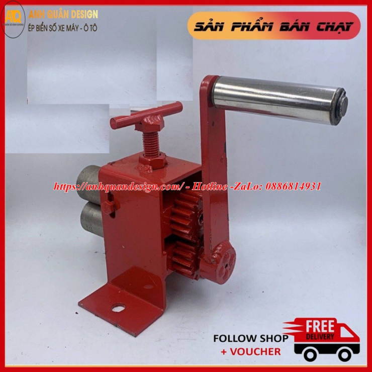 Máy ép biển số thủy lực cho ô tô, xe máy