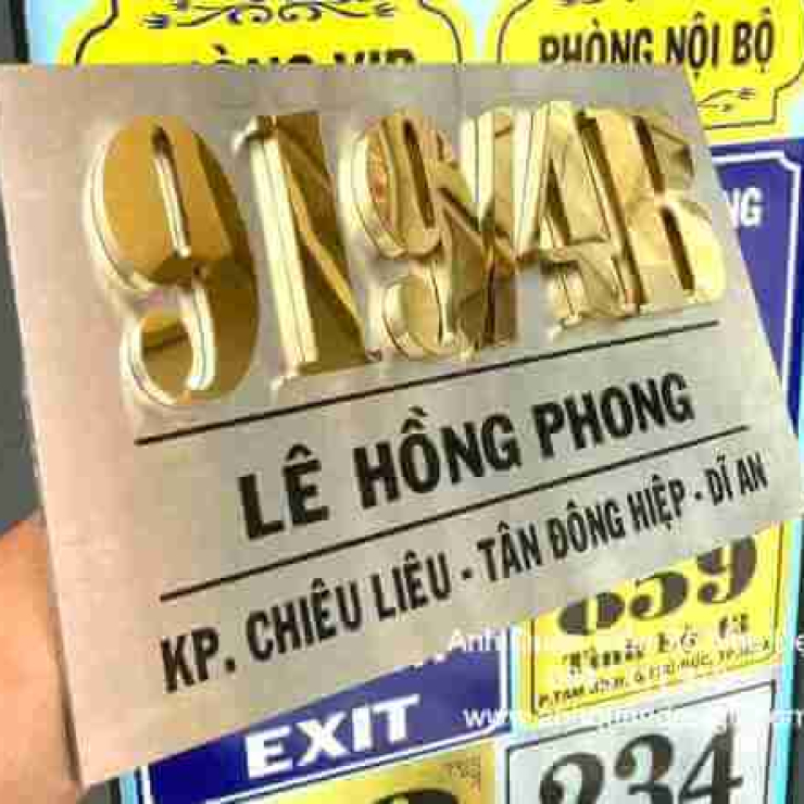 Làm Biến Số Nhà Tại Bàu Bàng Bình Dương