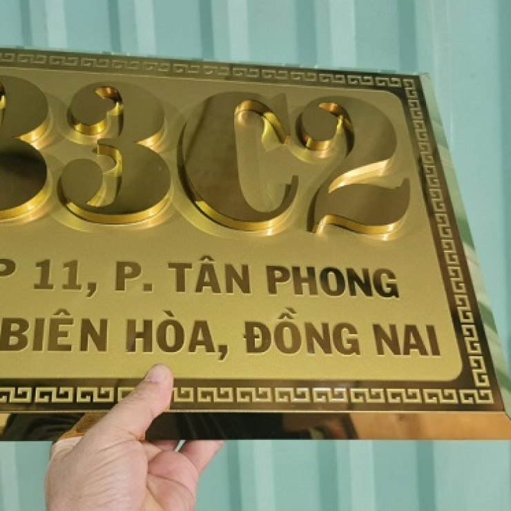 Làm Biển Số Nhà Đẹp Thuận An Bình Dương