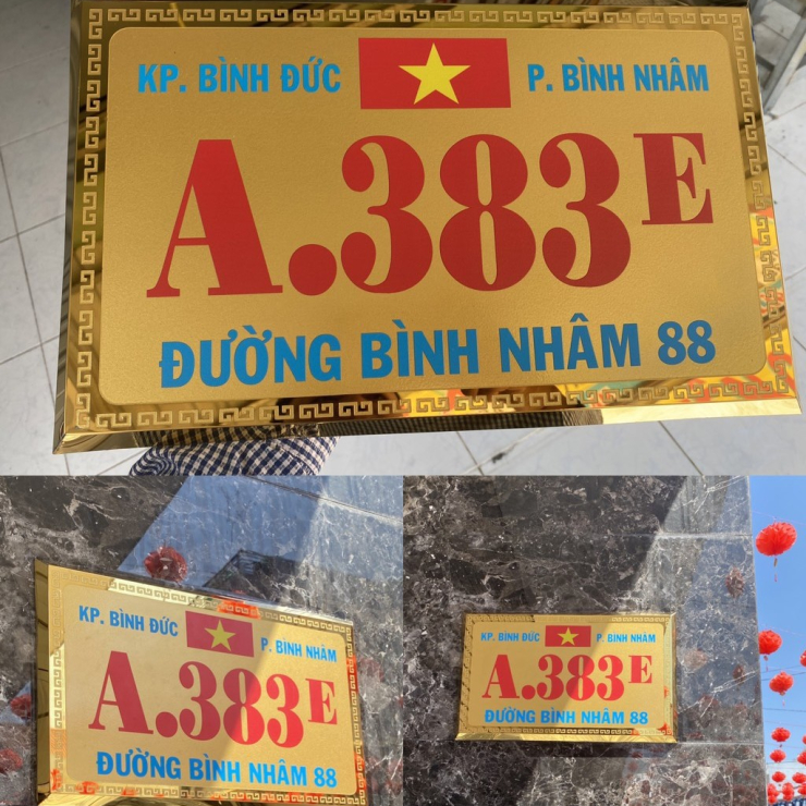 Số Nhà Inox In UV