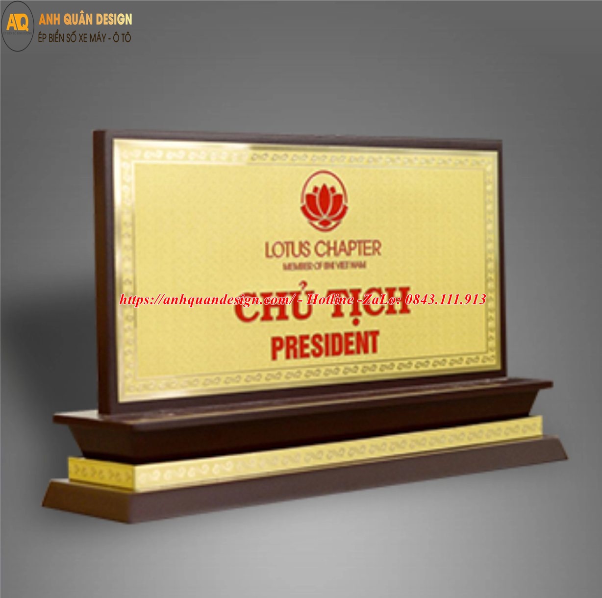 Biển Chức Danh Để Bàn đẹp