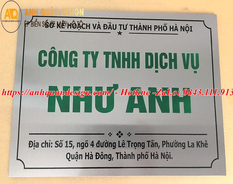 Bảng Tên Công Ty