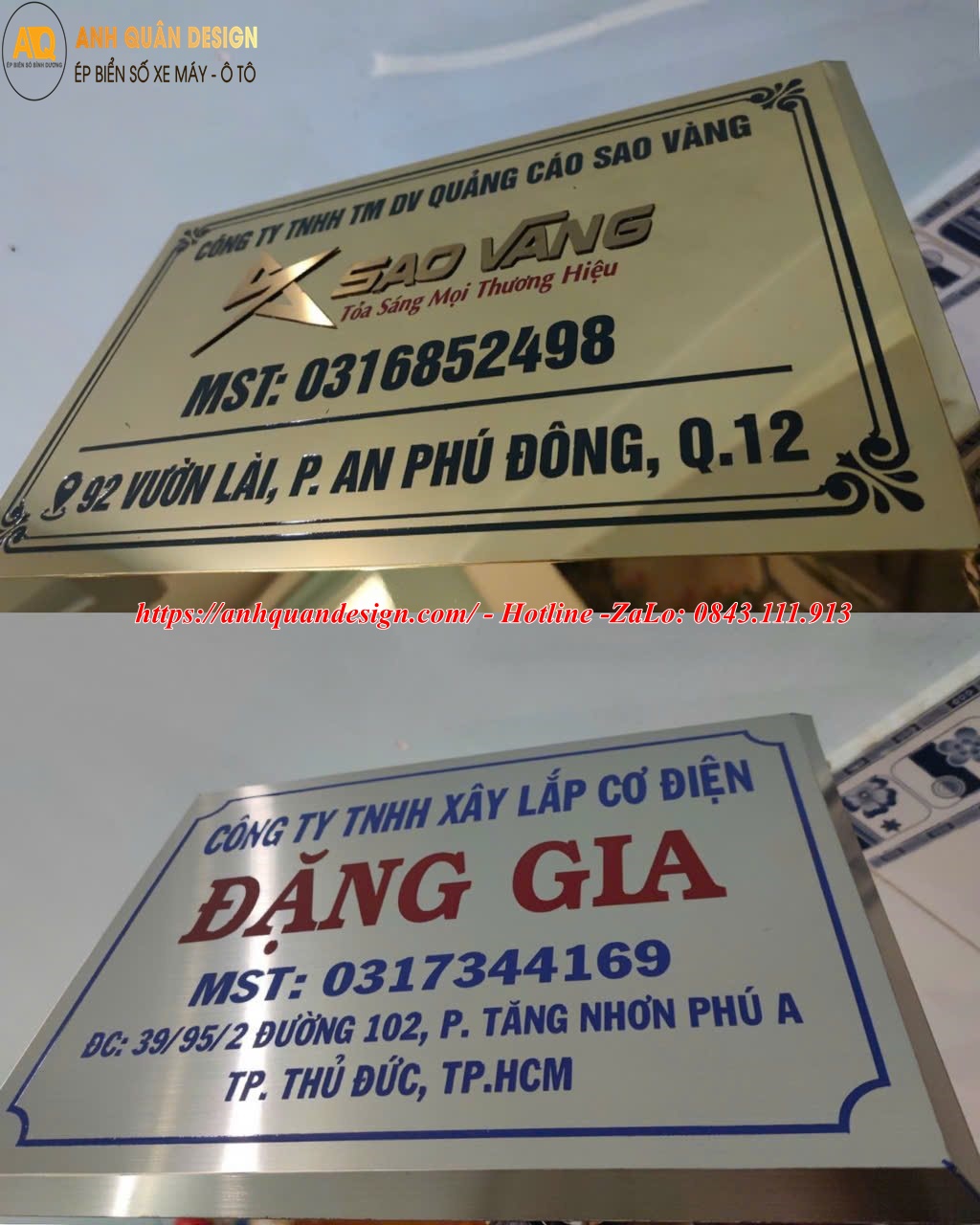 Bảng Tên Công Ty