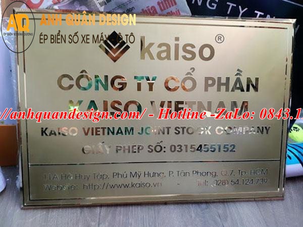 biển tên công ty