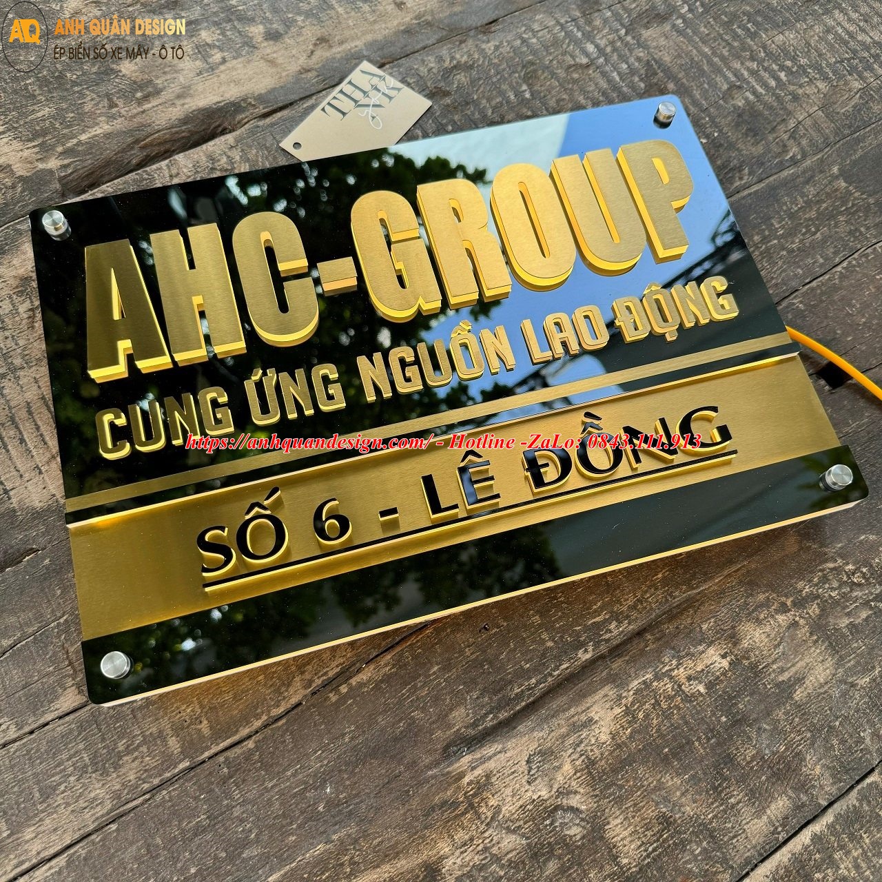 Biển Tên Công Ty Inox