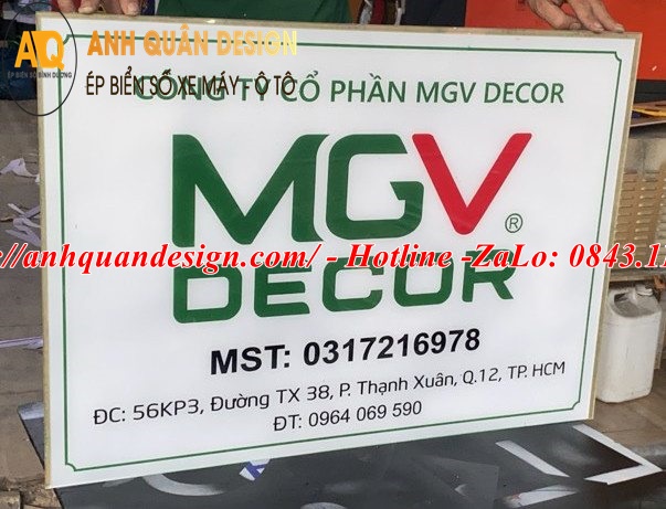 Biển Tên Công Ty Mica