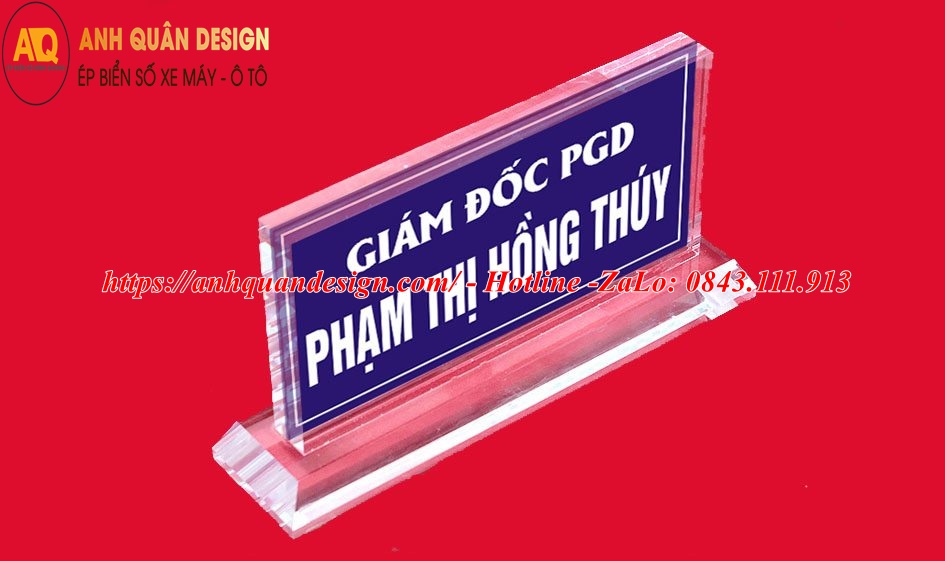 Biển Bảng tên để bàn làm việc