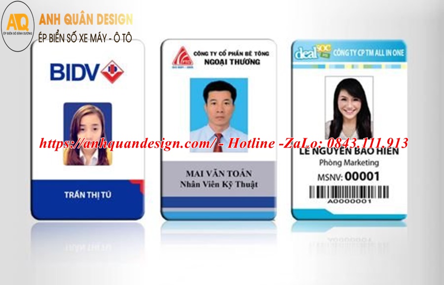 bảng tên nhân viên công ty