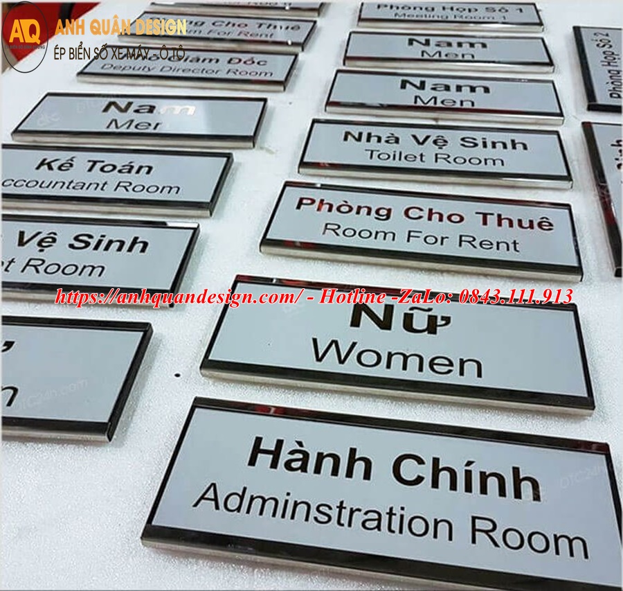 Bảng tên phòng ban công ty