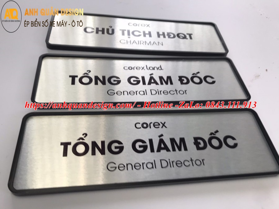 Bảng tên phòng ban công ty