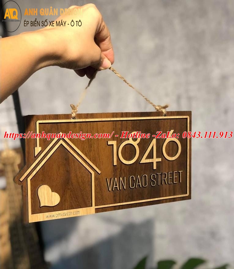 bảng tên công ty gỗ