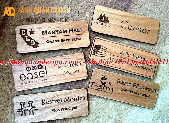 bảng tên công ty gỗ