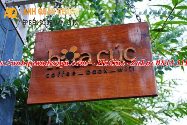 bảng tên công ty gỗ