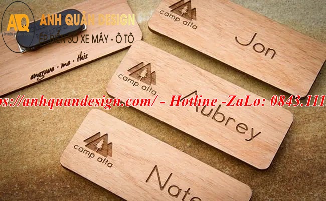 bảng tên công ty gỗ