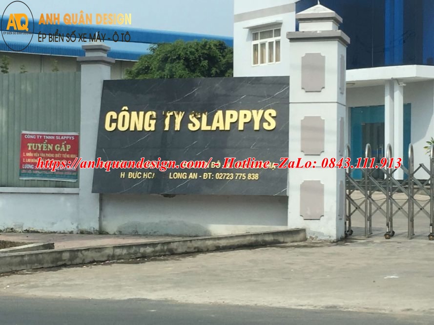 bảng tên công ty bằng đá