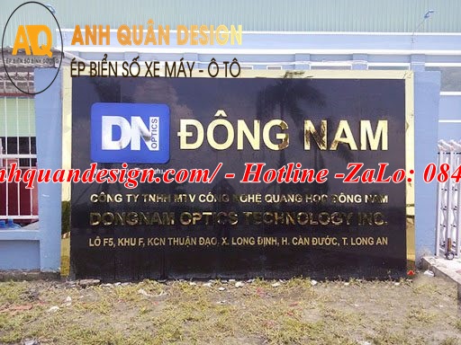 bảng tên công ty bằng đá