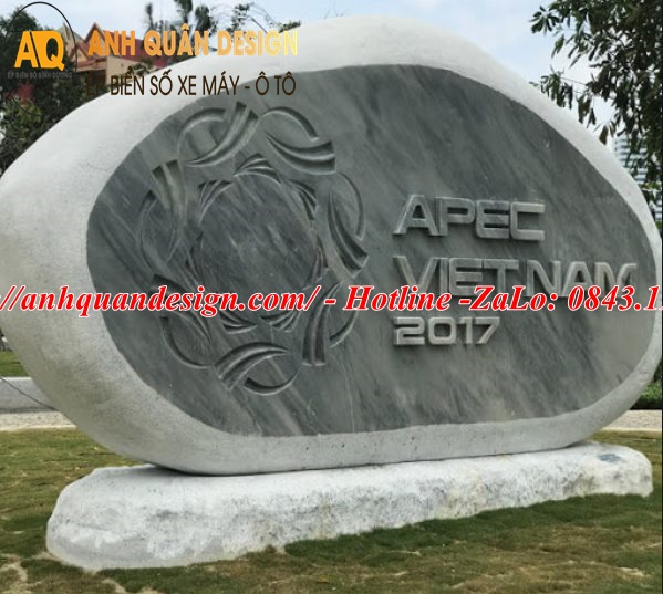 bảng tên công ty bằng đá