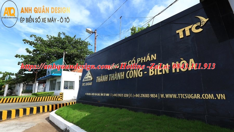 bảng tên công ty bằng đá