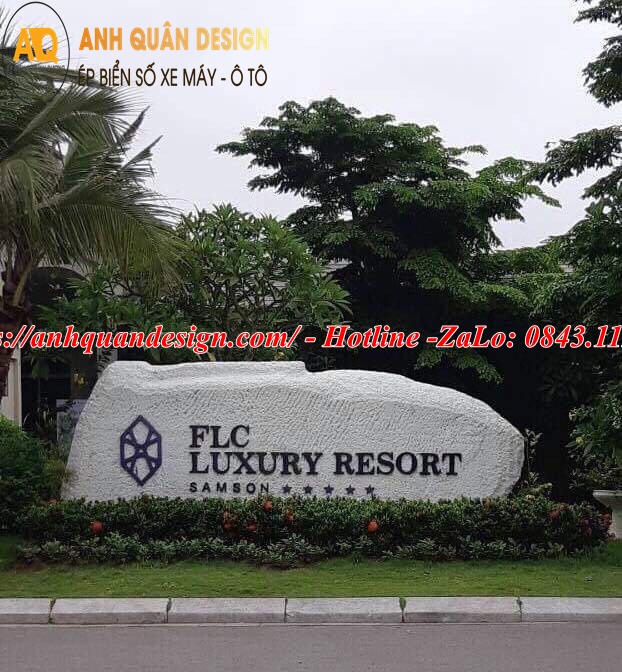 bảng tên công ty bằng đá