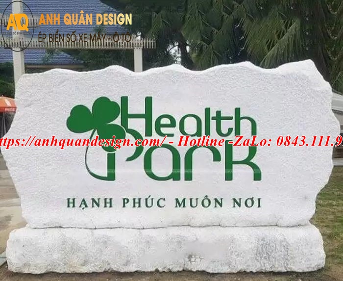 bảng tên công ty bằng đá