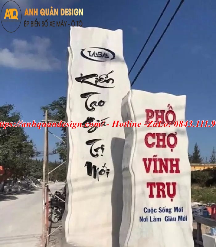 bảng tên công ty bằng đá