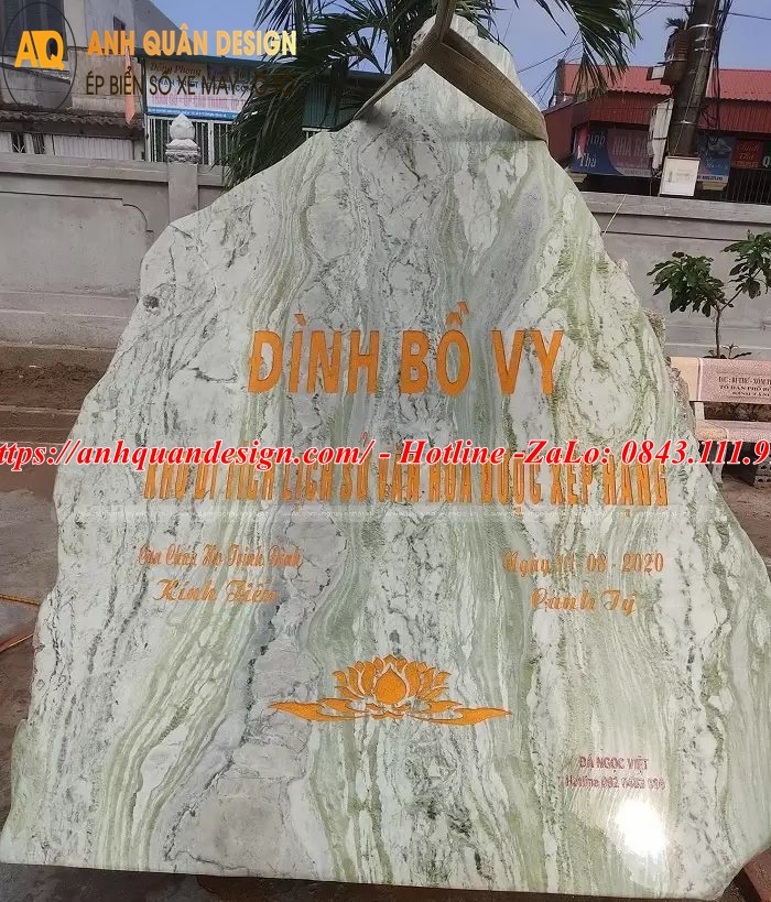 bảng tên công ty bằng đá