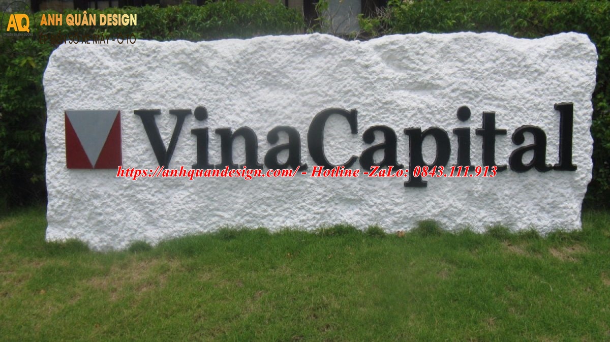 bảng tên công ty bằng đá