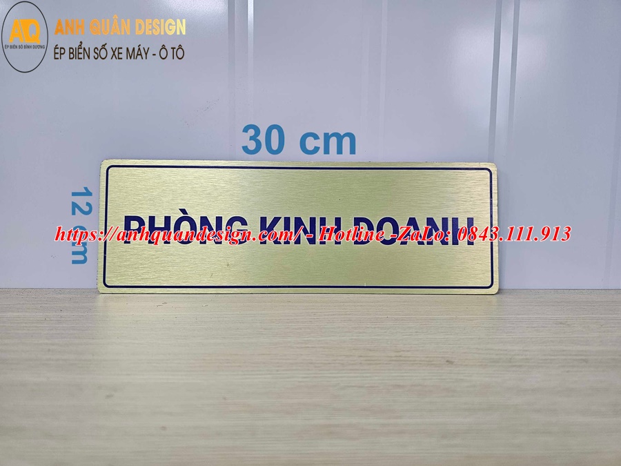  bảng tên phòng inox