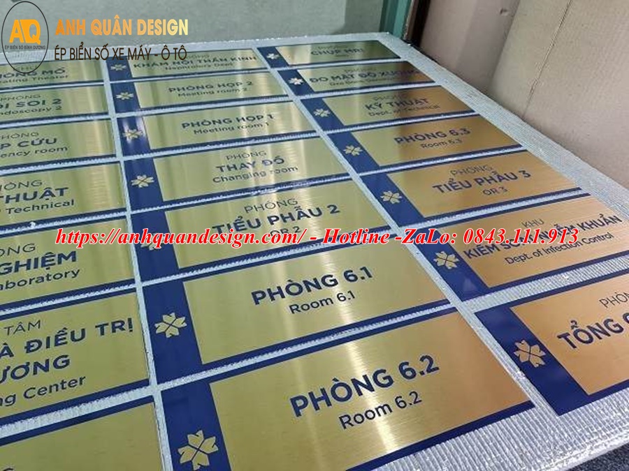 Mẫu bảng tên phòng làm việc đẹp