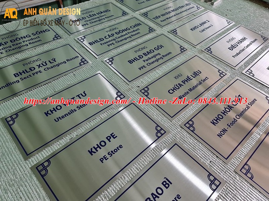 Mẫu biển tên phòng làm việc đẹp