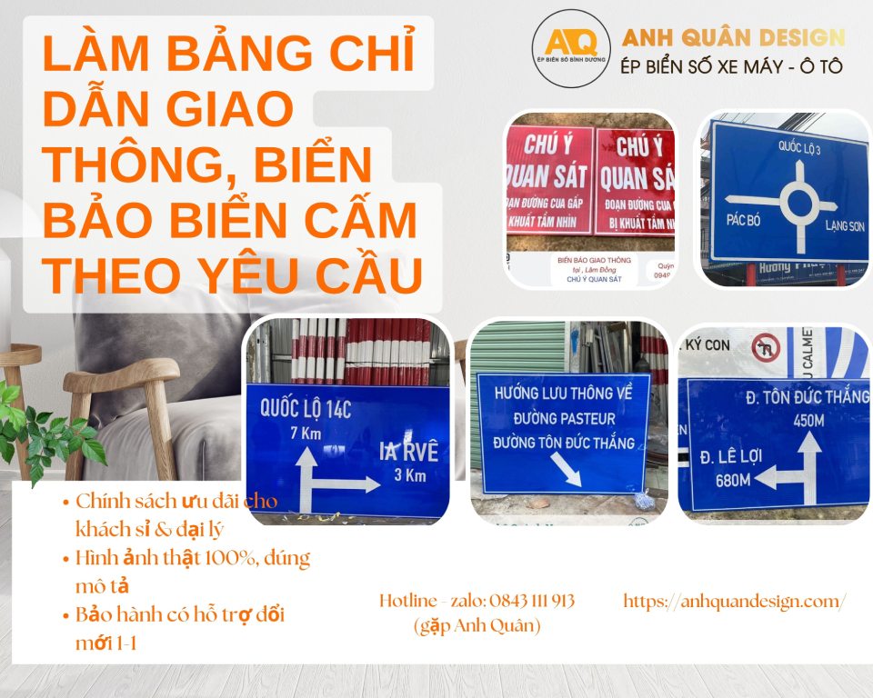 Đơn vị cung cấp dịch vụ sản xuất biển báo giao thông uy tín
