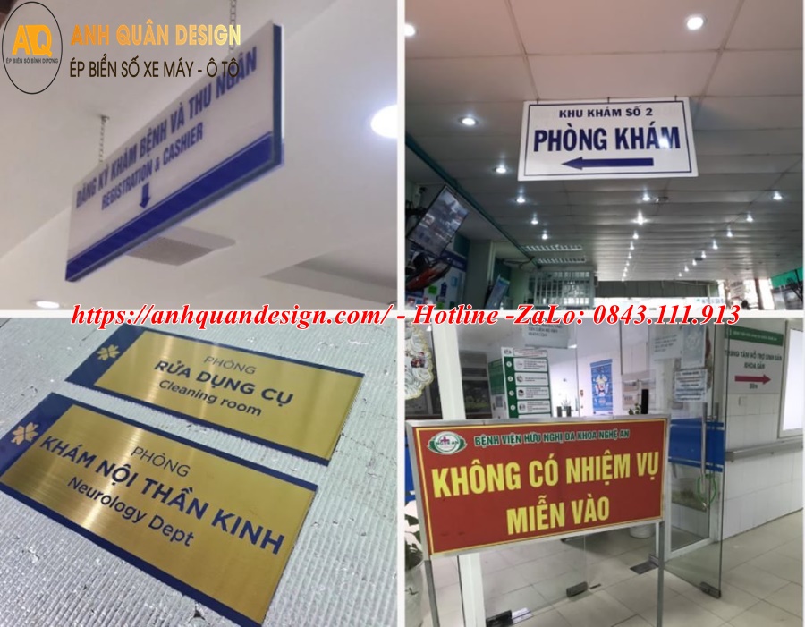 Biển chỉ dẫn trong bệnh viện
