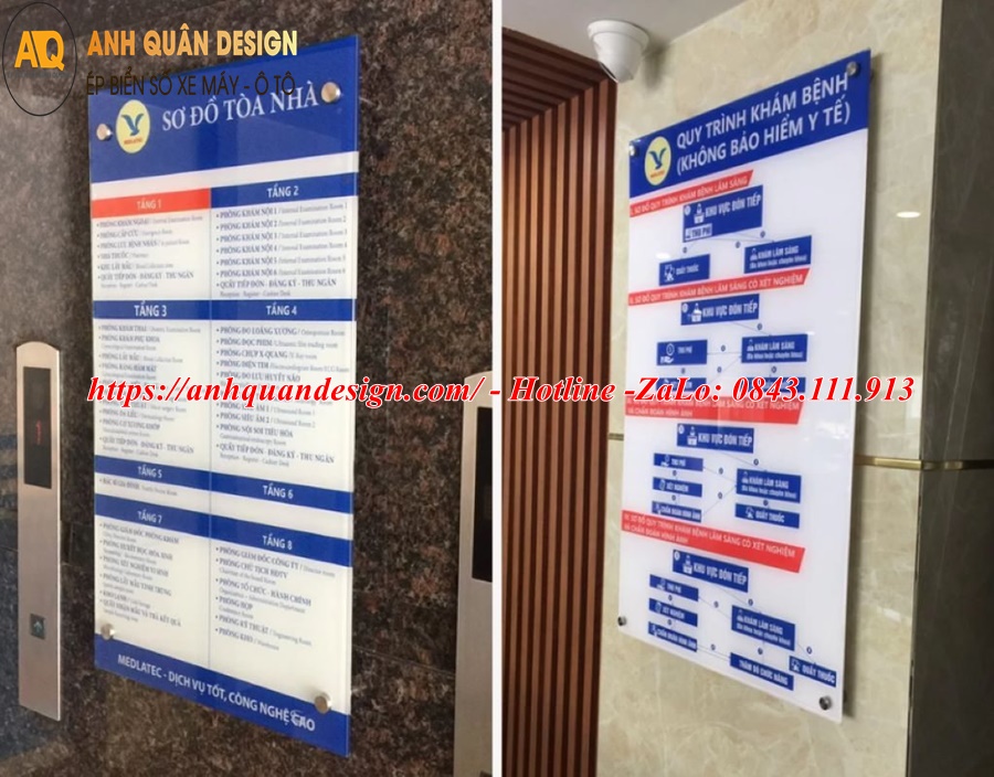 Biển chỉ dẫn trong bệnh viện