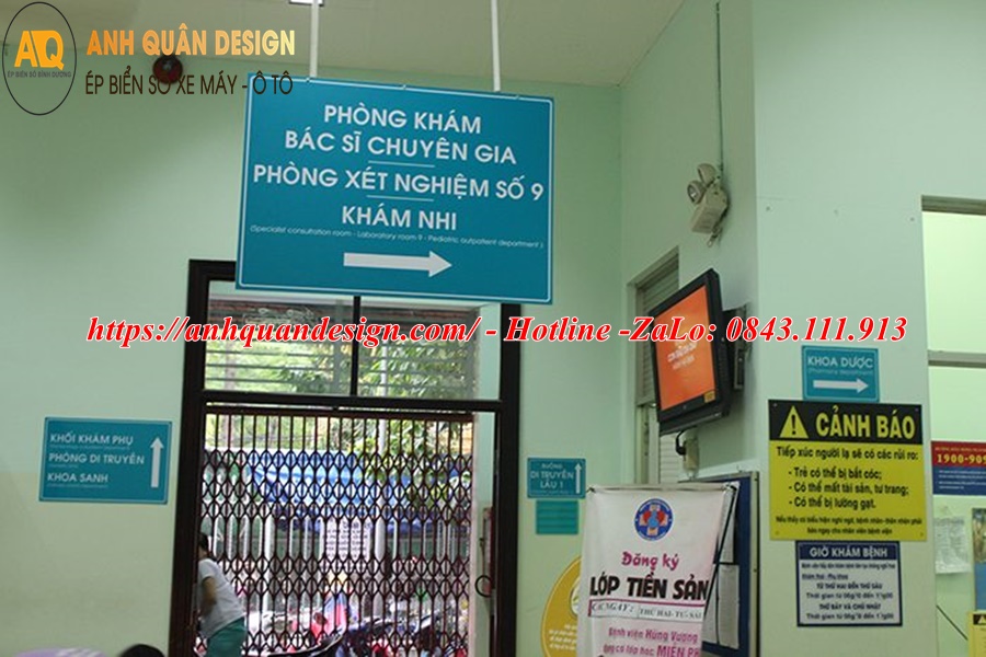 Biển chỉ dẫn trong bệnh viện