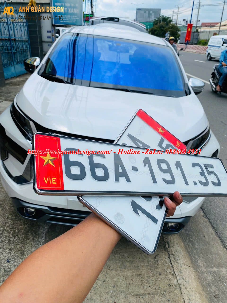 Khung Biển Số ô tô bản đồ Việt Nam