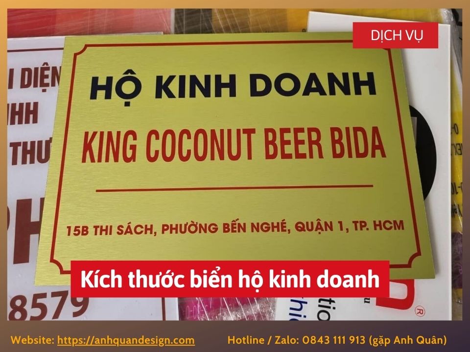 Kích Thước Biển Hộ Kinh Doanh Chuẩn 