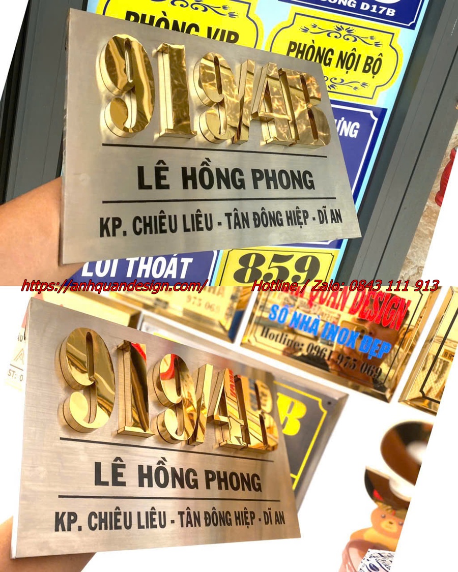 Biển Số Nhà; bảng số nhà