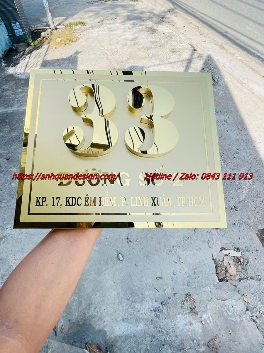 Biển Số Nhà; bảng số nhà