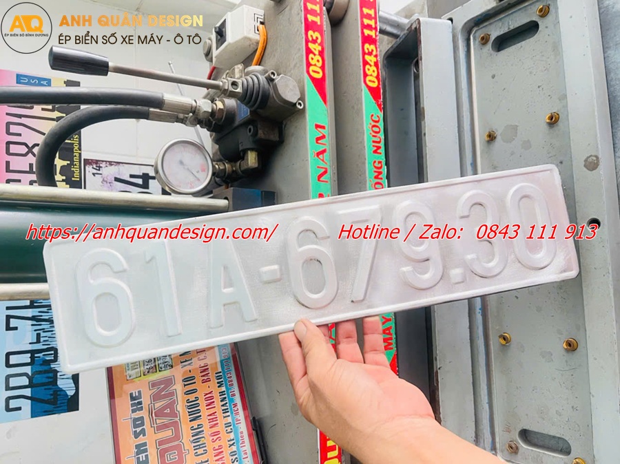 Ép Biển Số Xe Ô Tô; Phục hồi Biển Số Xe Ô Tô