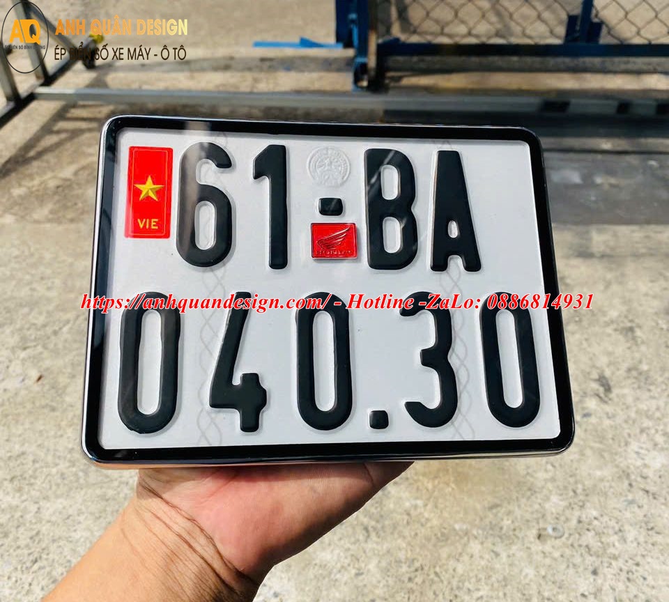 Khung Biển Số xe máy